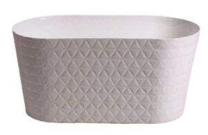 SKRZYNKA OSŁONKA DIAMENT BIAŁA 23 CM