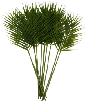12X LIŚCIE LIŚĆ PALMY ZIELONY 58 CM KWIATY SZTUCZNE