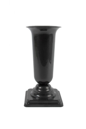 WAZON NA PODSTAWCE DAMA (2) GRAFIT PLASTIKOWY 31 CM