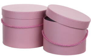2X FLOWER BOX DIRTY PINK RÓŻOWE PUDEŁKO NA KWIATY