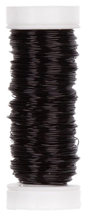 DRUT DRUCIK FLORYSTYCZNY PROSTY 0,3 MM 25 G CZARNY 34 M