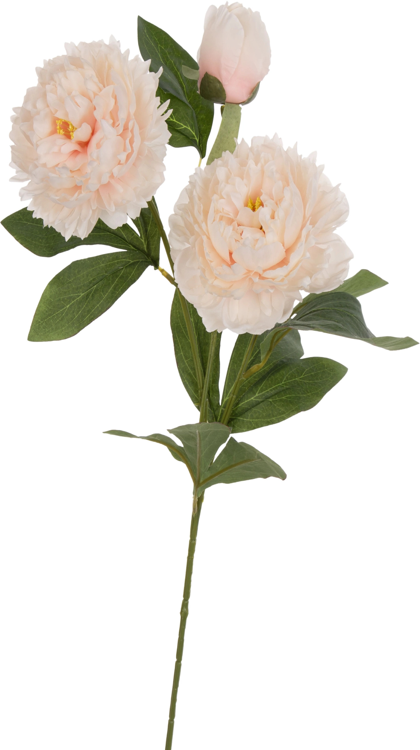 PEONIA PIWONIA JASNY RÓŻ GAŁĄZKA 74 CM KWIATY SZTUCZNE