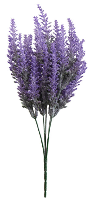 LAWENDA SZTUCZNA BUKIET 36 CM FIOLETOWA