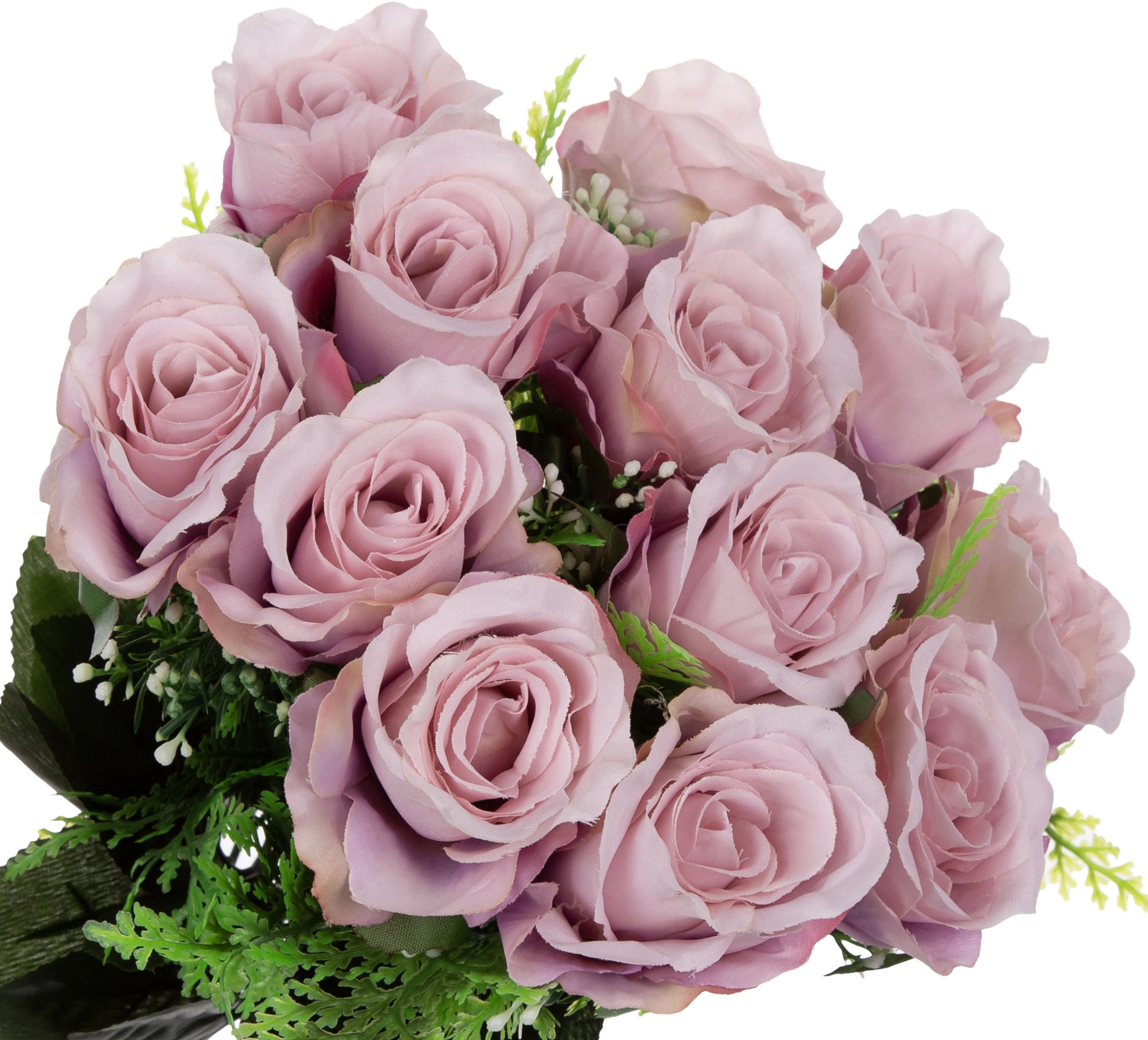 RÓŻA BUKIET 12 RÓŻ AUTUMN LT. LILAC - obrazek 2