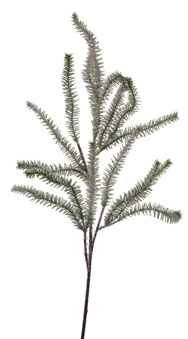 ŚWIERK GAŁAZKA OŚNIEŻONA IGLAK DO KOMPOZYCJI 77 CM - obrazek 2