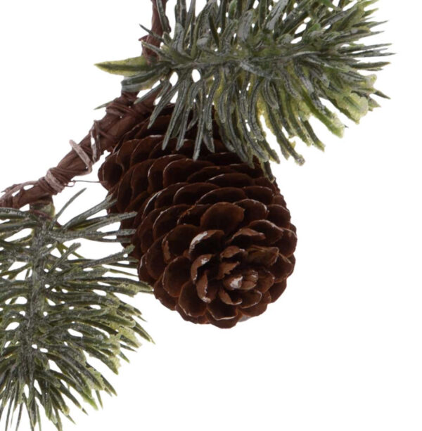 WIANEK IGLASTY Z SZYSZKAMI 20 CM STROIK NA ŚWIECĘ - obrazek 2