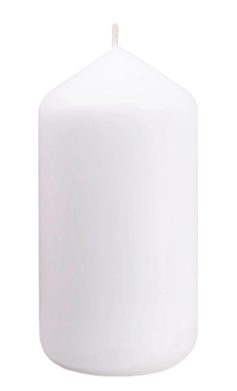 ŚWIECA BIAŁA WALEC 100X180 MM