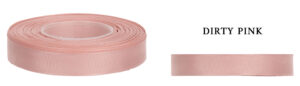 RYPS 3,8 CM 22,8 M DIRTY PINK RÓŻOWA TASIEMKA RYPSOWA