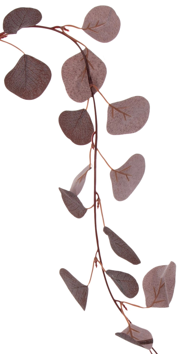 GIRLANDA EUKALIPTUS FIOLETOWY WIELKANOC KOMUNIA ŚLUB DEKORACJE 225 CM - obrazek 2