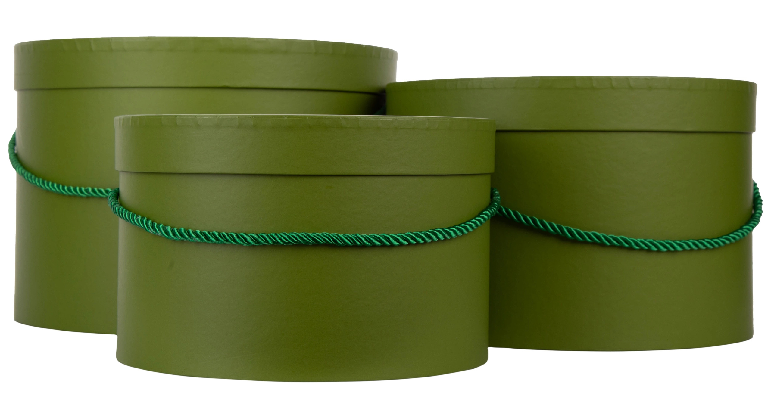 3X FLOWER BOX PUDEŁKO NA KWIATY PREZENT C. OLIWKA - obrazek 2