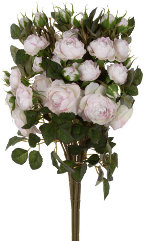 6X DZIKA RÓŻA POWDER PINK GAŁĄZKA 50 CM