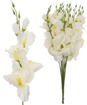 12X MIECZYK GAŁĄZKA LEMON KWIATY SZTUCZNE 54 CM