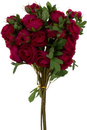 6X PEŁNIK DR BEAUTY GAŁĄZKA CIEMNY RÓŻ 50 CM