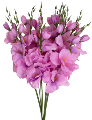 12X MIECZYK GAŁĄZKA J. FIOLET KWIATY SZTUCZNE 54 CM