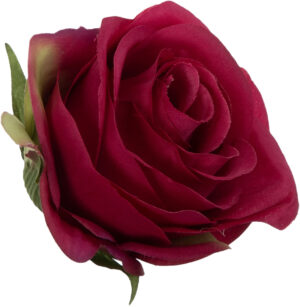 RÓŻA WYROBOWA FUKSJA FUCHSIA 12 SZT GŁÓWKA KWIATOWA