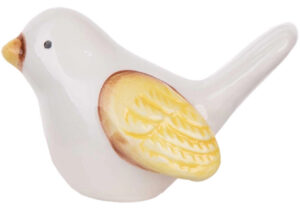 PTASZEK CERAMICZNY SZKLIWIONY FIGURKA OZDOBA