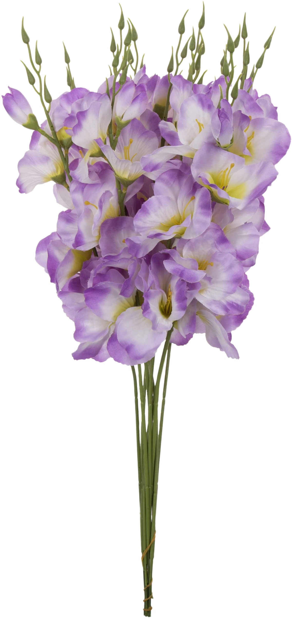 12X MIECZYK GAŁĄZKA JASNY FIOLETOWY KWIATY SZTUCZNE 54 CM - obrazek 2