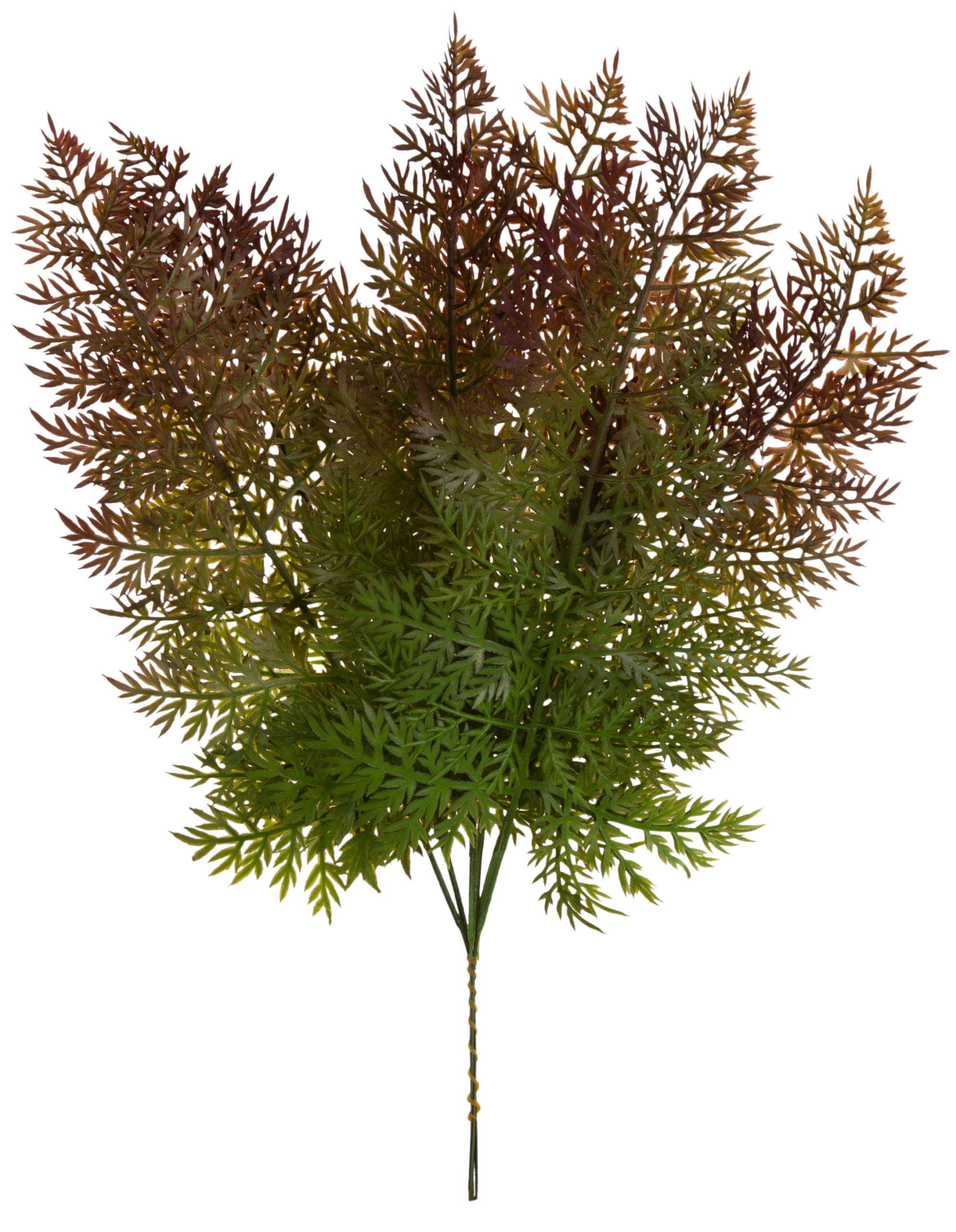 6 SZT. LIŚĆ LIŚCIE SZTUCZNE PAPROĆ 48 CM KWIATY SZTUCZNE - obrazek 2