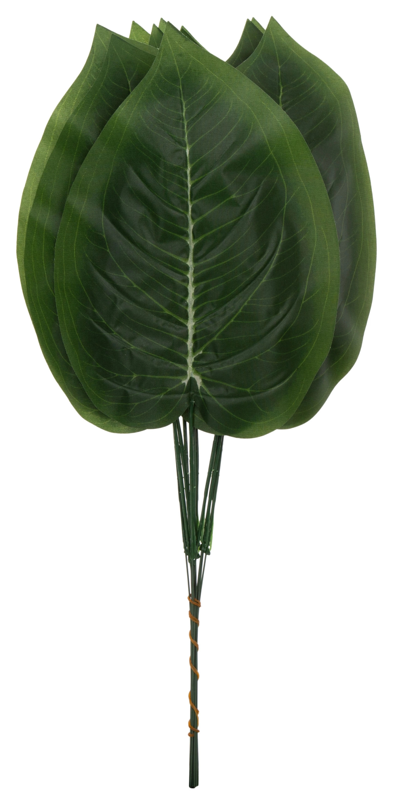 12 X LIŚĆ LIŚCIE SZTUCZNE ŻABKA 47 CM - obrazek 2
