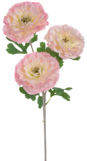 PEONIA PIWONIA JASNY RÓŻ GAŁAZKA 72 CM KWIATY SZTUCZNE