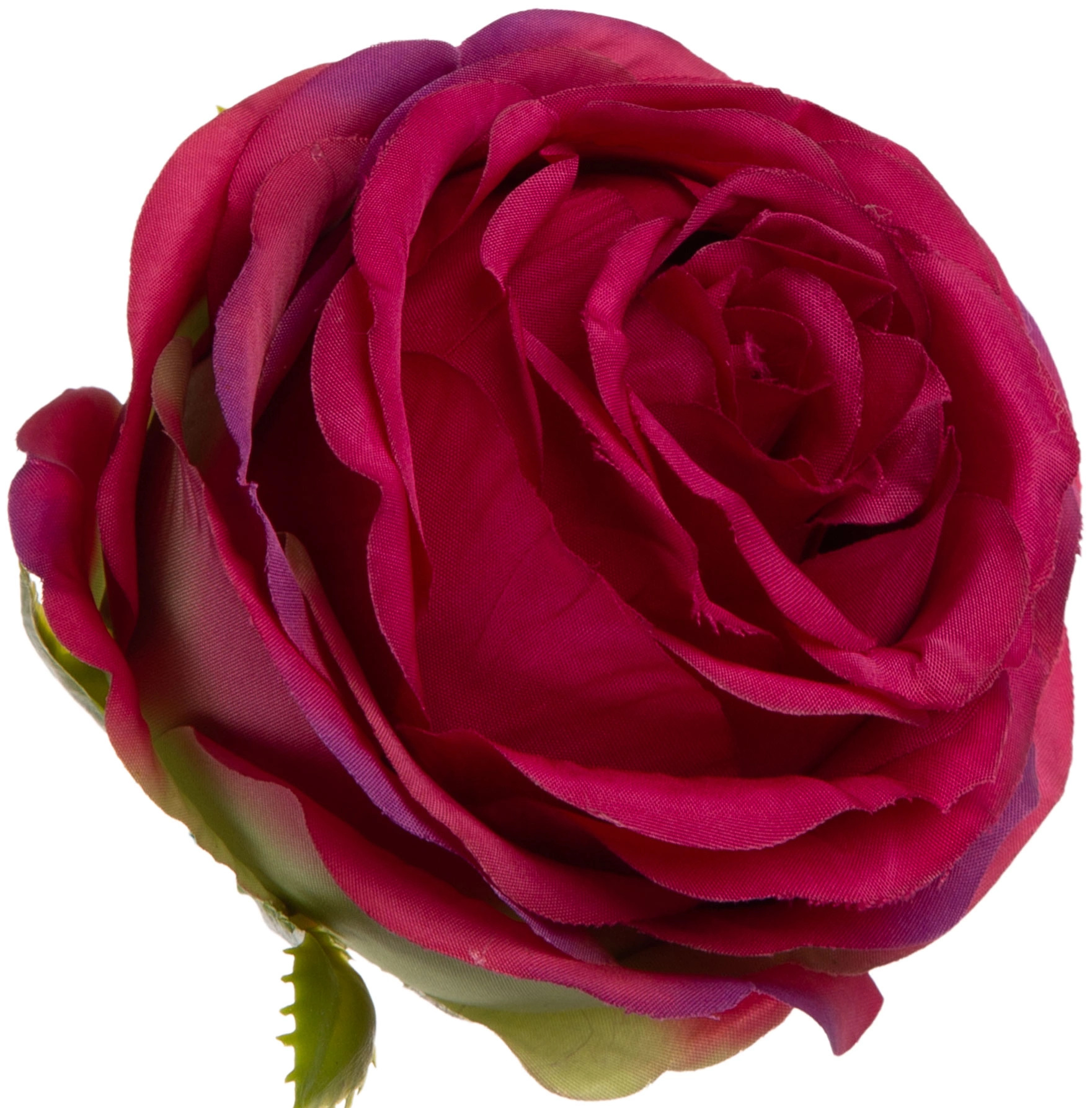 RÓŻA WYROBOWA FUCHSIA FUKSJA 12 SZT GŁÓWKA KWIATOWA PREMIUM