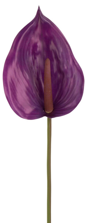 ANTURIUM FIOLETOWE 84 CM KWIATY SZTUCZNE